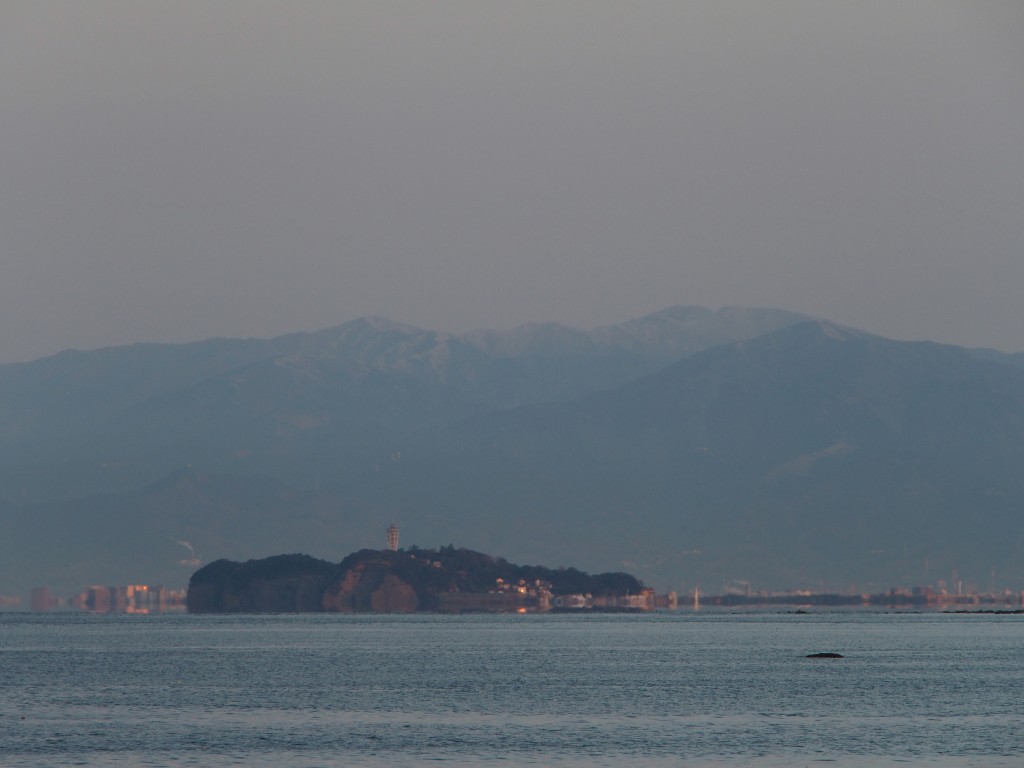 蜃気楼の江の島