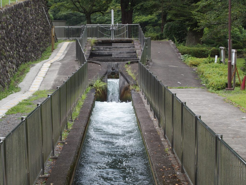 下から見た混薬水路