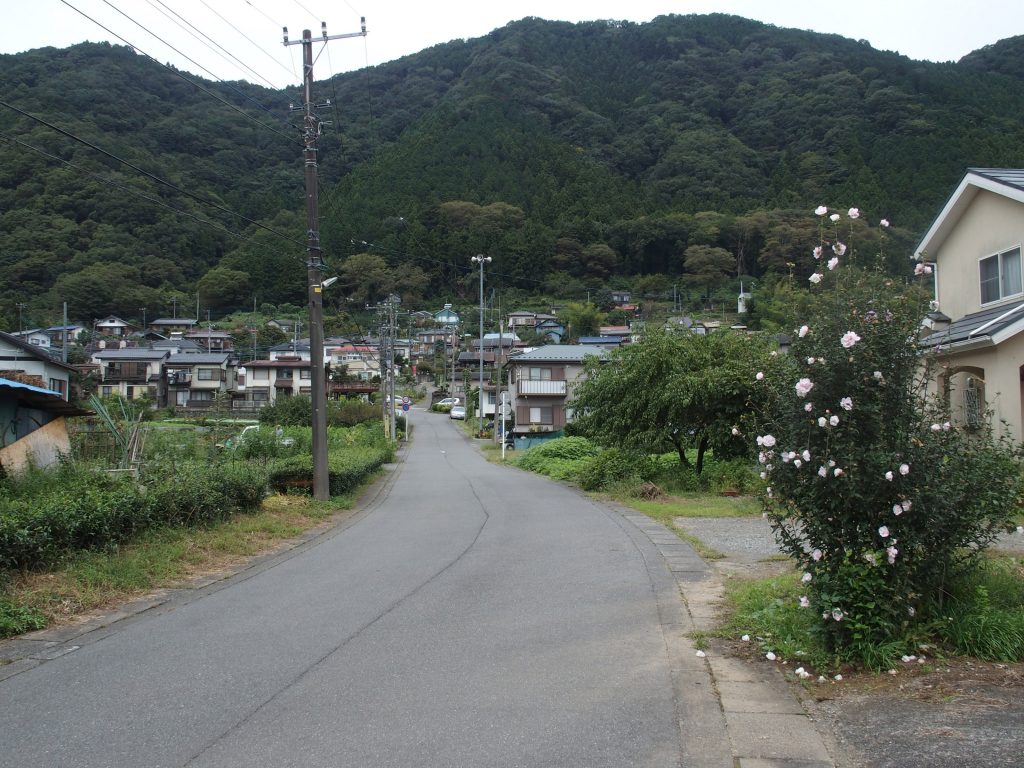 津久井湖畔の集落