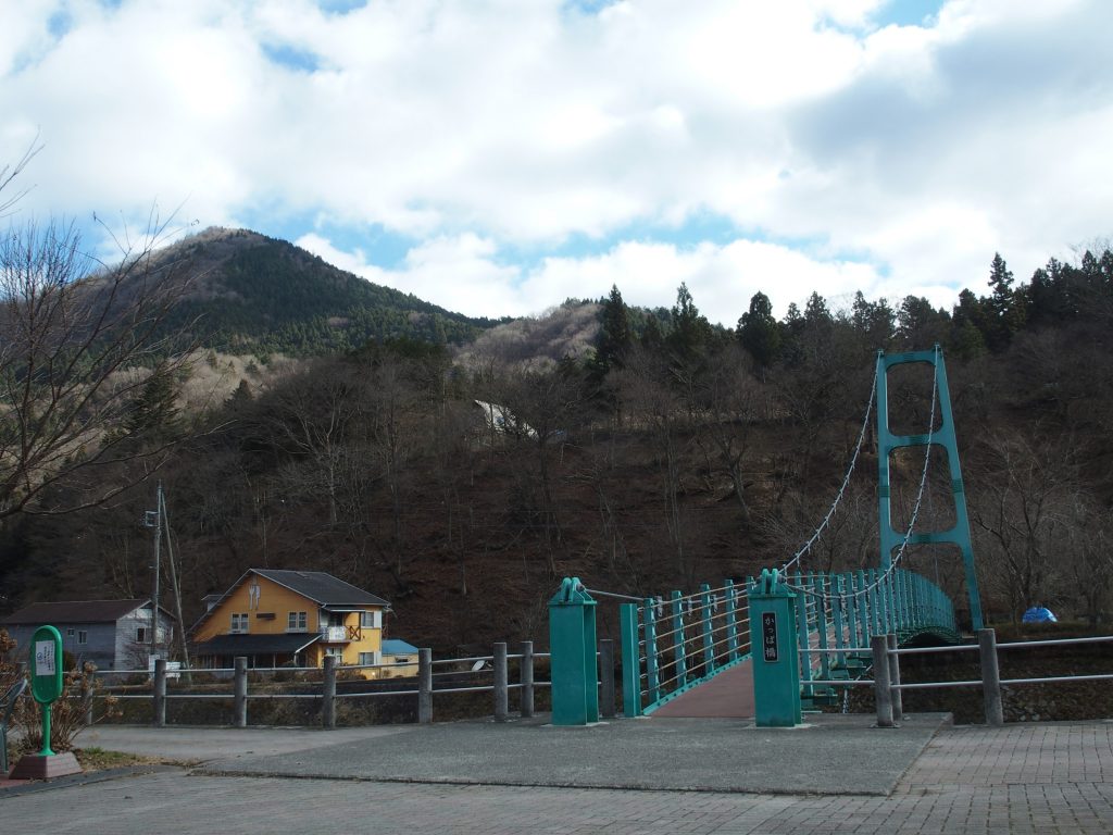 道の駅どうしの端にかかるかっぱ橋