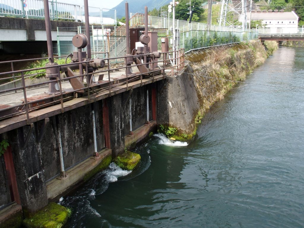 文命用水への分水地点