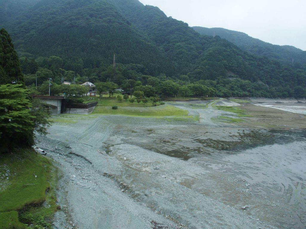 水がなくなっている