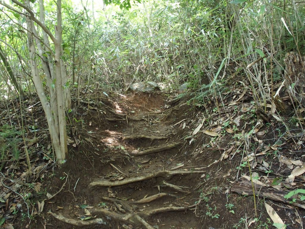 急斜面に注意